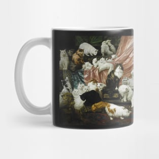 Crazy Cat Lady Luxurious Cats Painting Mug